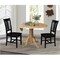 International Concepts 42 in. Dual Drop Leaf Table with 2 Splat Back Dining Chairs - 3 Piece Dining Set K01-42DP-C46-10P - alternate 6